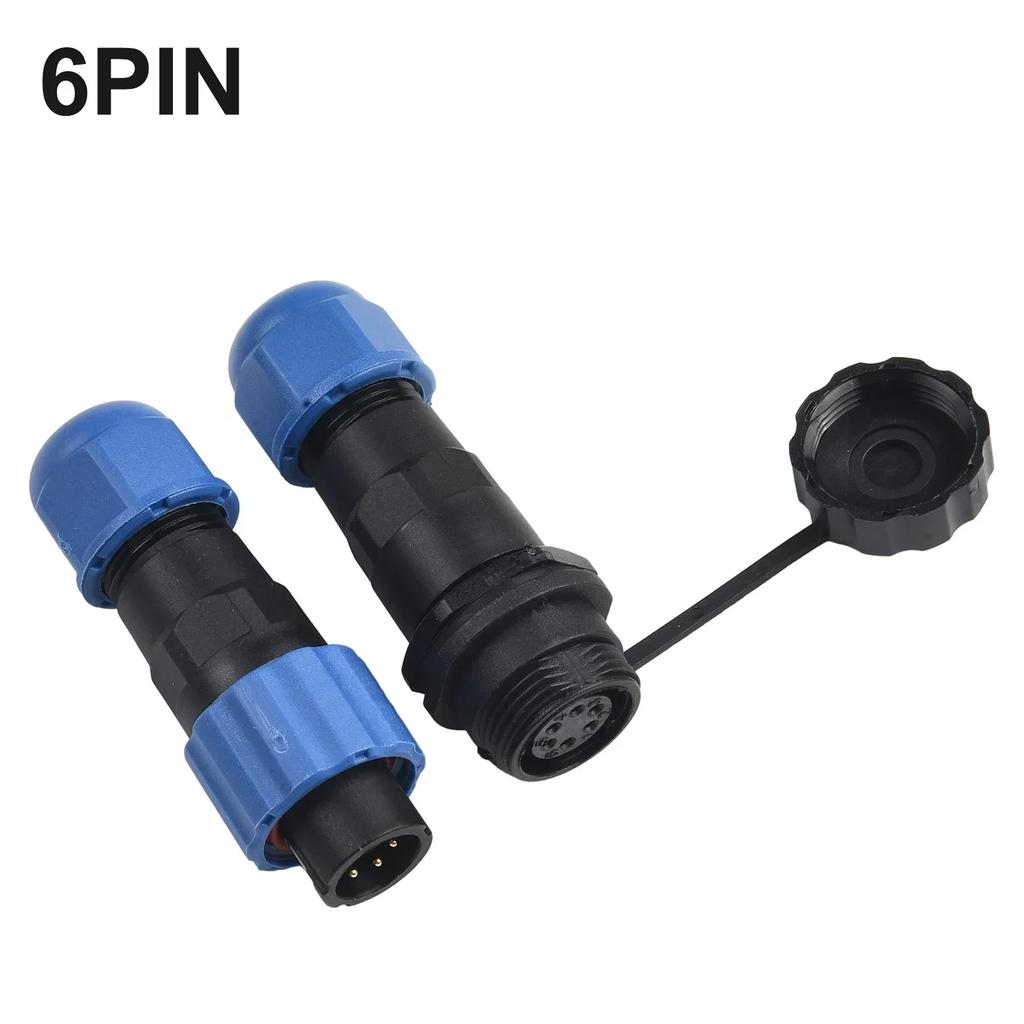 Robust SP13 IP68 Aviation Cable Connectors with Soldering and Screw Connection Perfect for Outdoor and Industrial Use