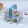 Griffdesign Ostereier-Hase-Box Dekorative Hülle Blechmaterial Süßigkeiten-Keks-Box Oster-Thema Leere Box Geschenkverpackungsbox