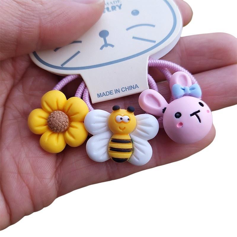 

3PCS New Cute Cartoon Clouds Rainbows Princess Headwear Kids Elastic Hair Bands Children Tie Girls Accessories Baby Headdress