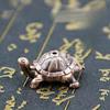Retro Home Furnishing Fragrance Insert Indoor Aromatherapy Furnace Antique Tortoise Line Block Zen Tea Ceremony Holder Rack