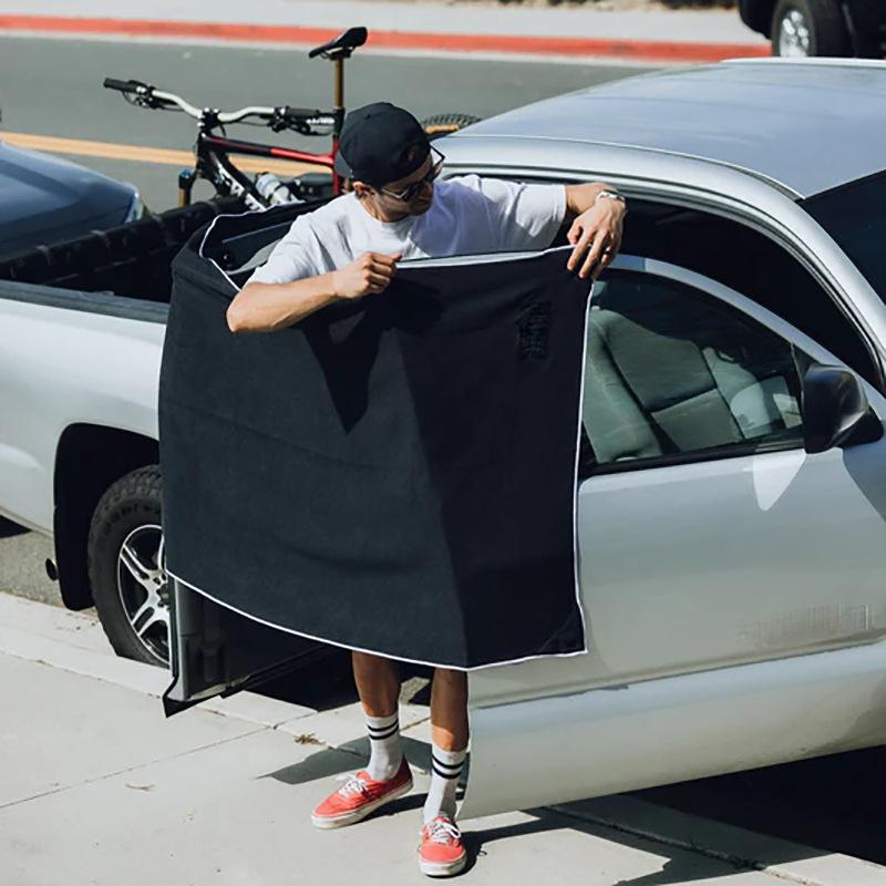 Portable Magnetic Sports Towel - Ultra-fine Fiber with Logo Print Capability