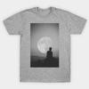 Unisex Fashion TShirt Moon Print TShirt Plus Size S-5XL T-Shirt 100%Cotton Tops O Neck Short Sleeve Tees