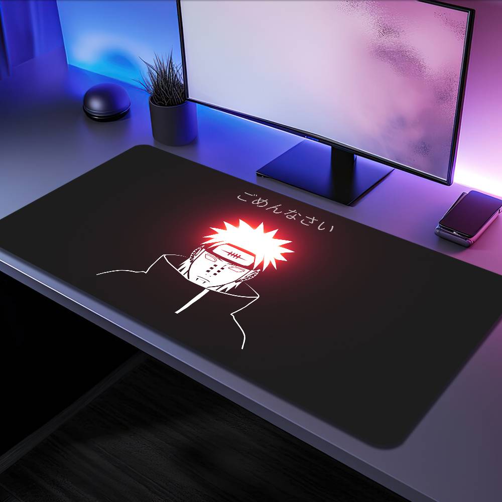 

Mousepad Large Desk Mat Keyboard Ergonomic Anuime N-Naruto t Office Rubber PC Non-slip Anti-fray Home Custom Game 30x60x0.2cm
