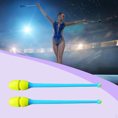 2 Pieces Rhytmic Gymnastics 17.91inch Connectable Training Equipment, Exercise Pole for