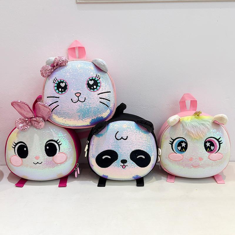 Cute Cartoon Rabbit Kids Book Bag With Lightweight Eva Fabric For Daily Use And School
