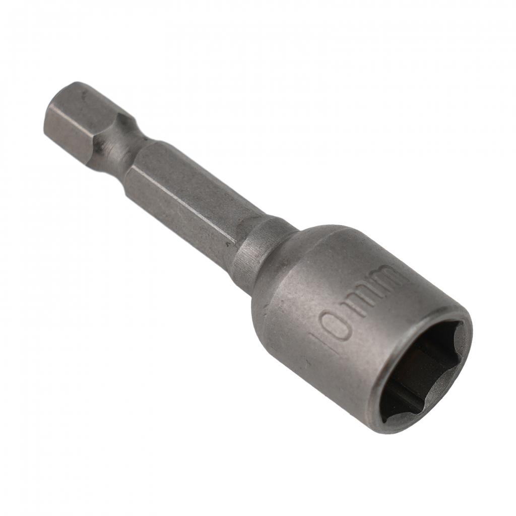 Gniazdo sześciokątne 1/4 cala, dodatkowa długość, stal chromowo-wanadowa, uchwyt wiertarski