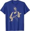 President Abraham Lincoln Playing Guitar Abe Lincoln Design T-Shirt Y2k Retro Style Rock Roll Music Lover  Awesome Vintage Tee