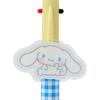 Sanrio Cinnamoroll Ballpoint Pen Mechanical Black and Red with Mascot 642185 2-Color & Pencil, PMMA, Ink, Knock-Style, Clip,