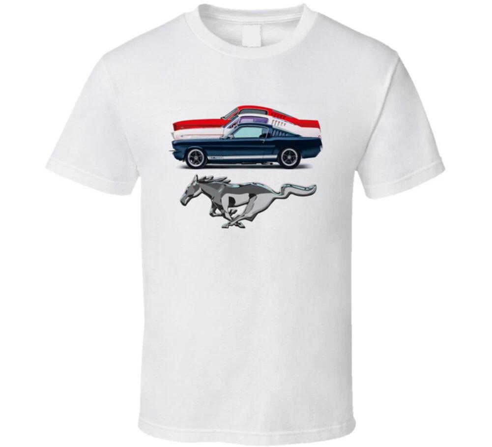 Mustang Fastbacks 1965 2+2 Classic Muscle Ponycar T Shirt M