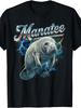 Unisex T-shirt Sea Cow Vintage 90s Retro Funny Manatee 80's Men Women T-Shirt