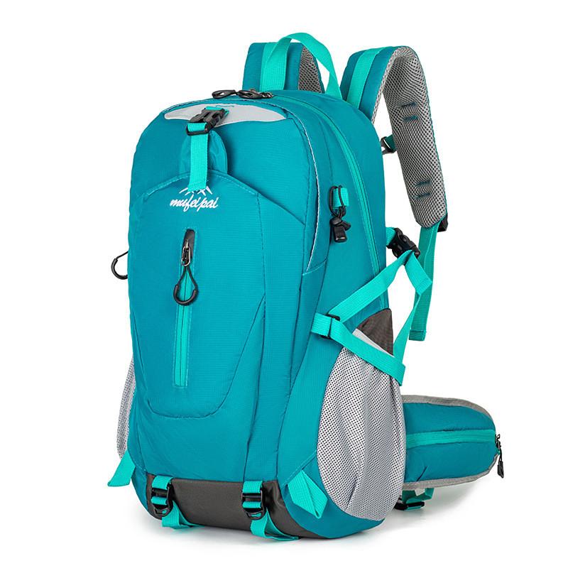 Outdoor Hiking Backpack With Waterproof Nylon And Breathable Design For Men And Women