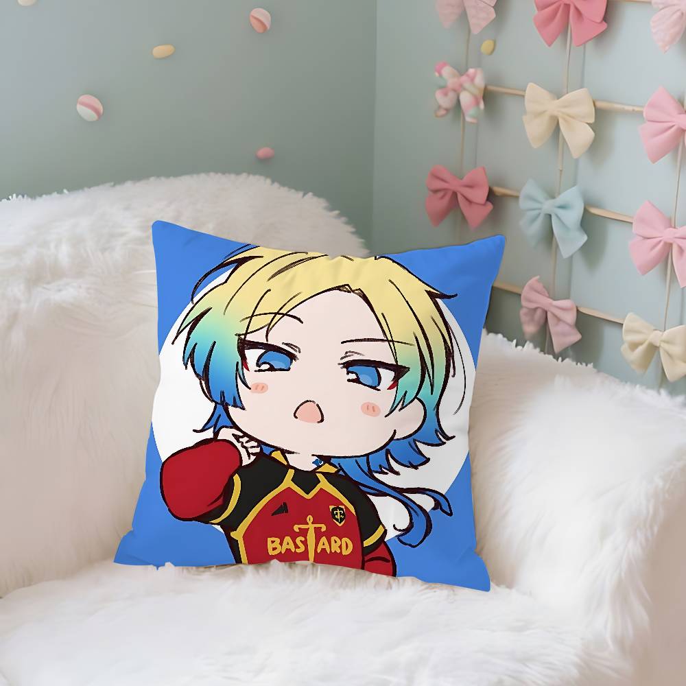 Cute M-Michael Kaiser Case Plush Fabric Soft Pillowcase Double Sided Print Cushion Cover Household Gifts