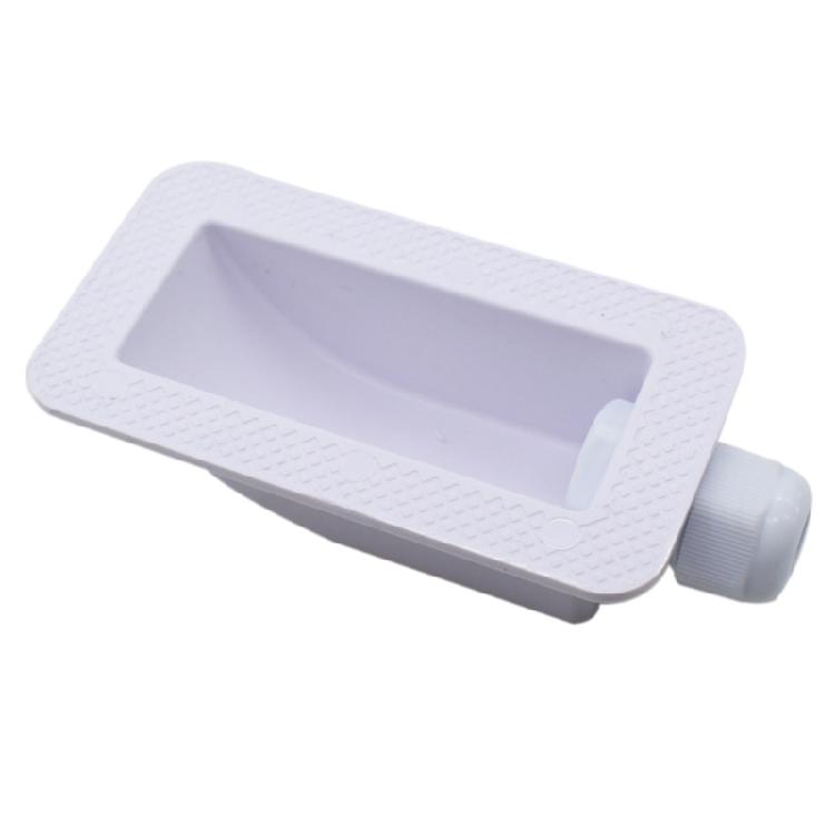 Alimentations solaires Presse-étoupe d'entrée de câble de toit à 1/2 trou Boîte de jonction en plastique