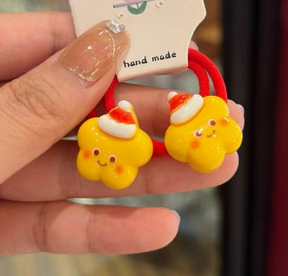 2021 Christmas Santa Claus Hair Ties & Headbands for Kids - Hair-Friendly Accessories