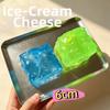Super Soft Cheese Squeezed Cube Anxiety Relief Cheese Stress Ball Cheese Pinch  Home Decoration