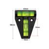 Mini T-type Spirit Level Waterproof And Unbreakable Cross Level For Campers RV Furniture Factory Machinery Camera Tripods