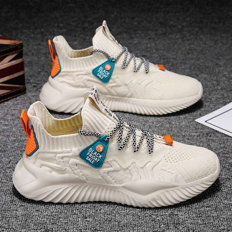 Summer Breathable Coconut Men's Shoes 2025 New Versatile Running Mesh Shoes Men's Casual Trendy Shoes