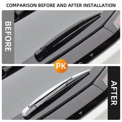 For Peugeot 2008 2019-2025 E2008 2020-2025 Rear Windshield Wiper Cover Windscreen Wipers Cap Decoration Sticker Trim Accessories