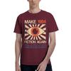 Rendi di Nuovo la Fantascienza del 1984 T-shirt Unisex Distopica 1984 George Orwell Maglietta Manica Corta Girocollo T-shirt Abbigliamento in Cotone