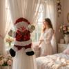 2pcs/set Decorative Christmas Curtain Tiebacks Cartoon Doll Window Curtain Fastener  Home