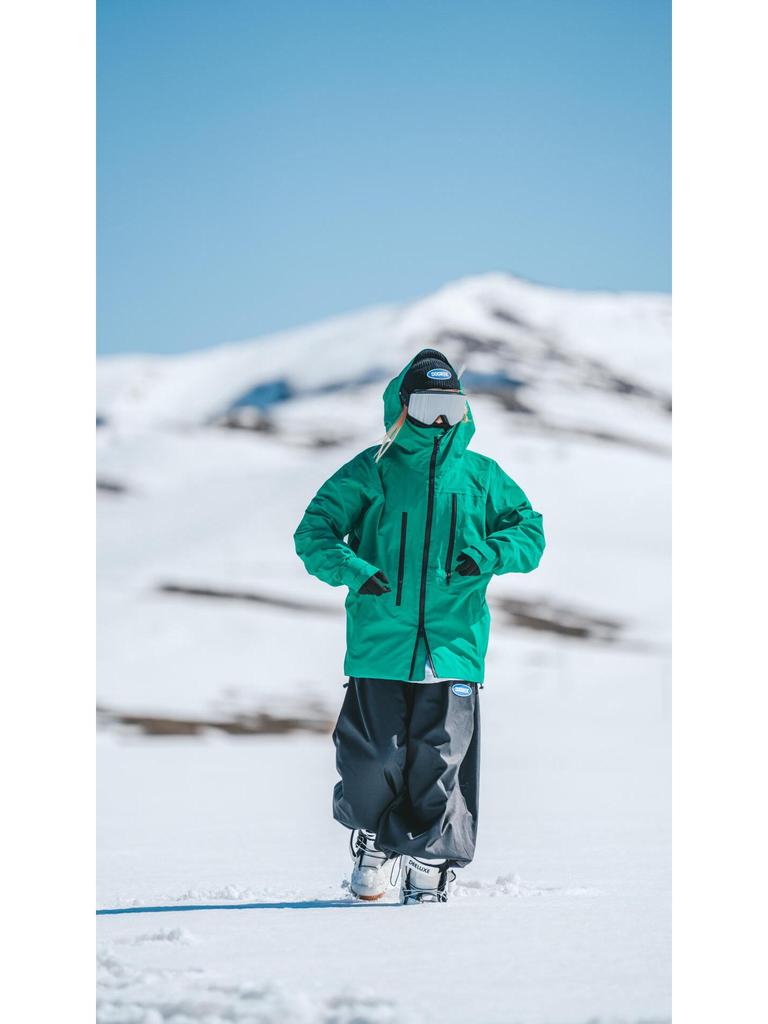 Pantaloni de schi retro americani cu model herringbone: Impermeabil, Rezistent la uzură, Căldură de iarnă, Unisex.