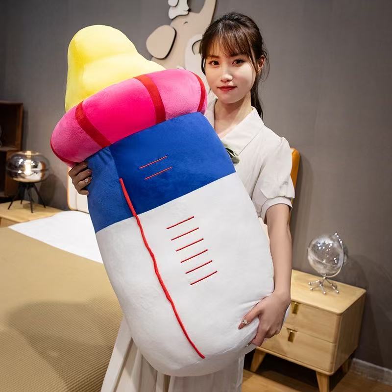25cm Simulation Bottle Pillow Filled Plush Toy Handmade Doll Cartoon Anime Cute Children's Birthday Gift Fun Doll