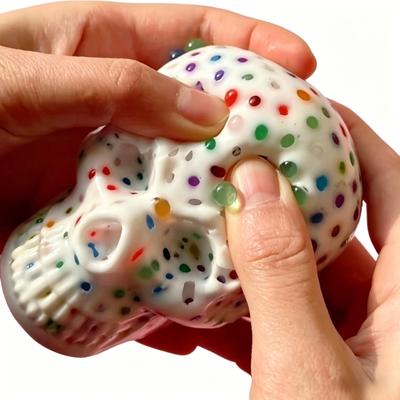 Zabawne, miękkie czaszki do wyciskania zaskórników, kreatywne narzędzie do rozładowania stresu, sensoryczny design, miękka zabawka Fidget dla dorosłych, łagodzenie lęku, prezenty