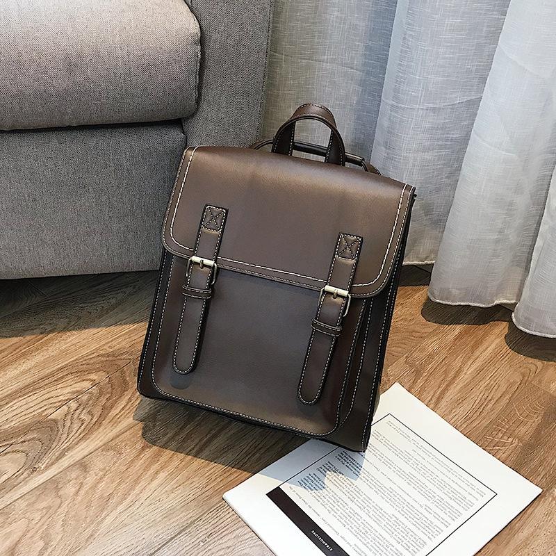 IELGY preppy style PU fashion backpack for women