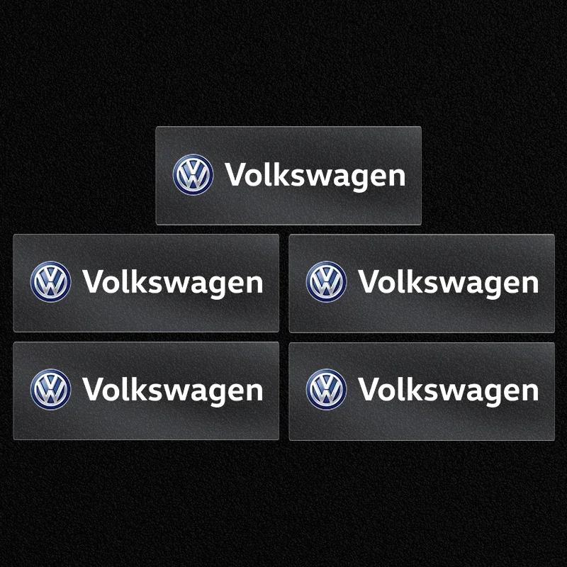 Car For Volkswagen VW 3D Metal Car Emblem Letter Decorative Stickers Badge Decal For Volkswagen VW Tiguan CC Jetta Polo Golf Pas