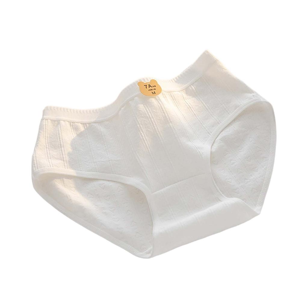5 Pack Women Underwear Plus Size Comfortable Breathable Cotton Blend Triangle Panties Soft Fabric Stretch Waistband Seamless Design