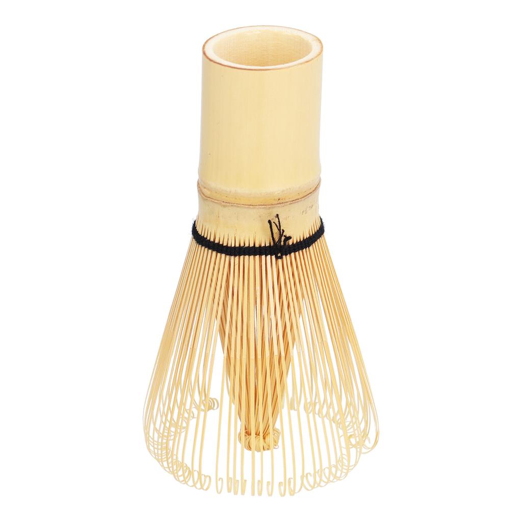 Herramienta de Matcha Estilo Japonés Batidor de Bambú para Té Tazón Cepillo Cepillo para Matcha Accesorios de Té(Amarillo Pálido )