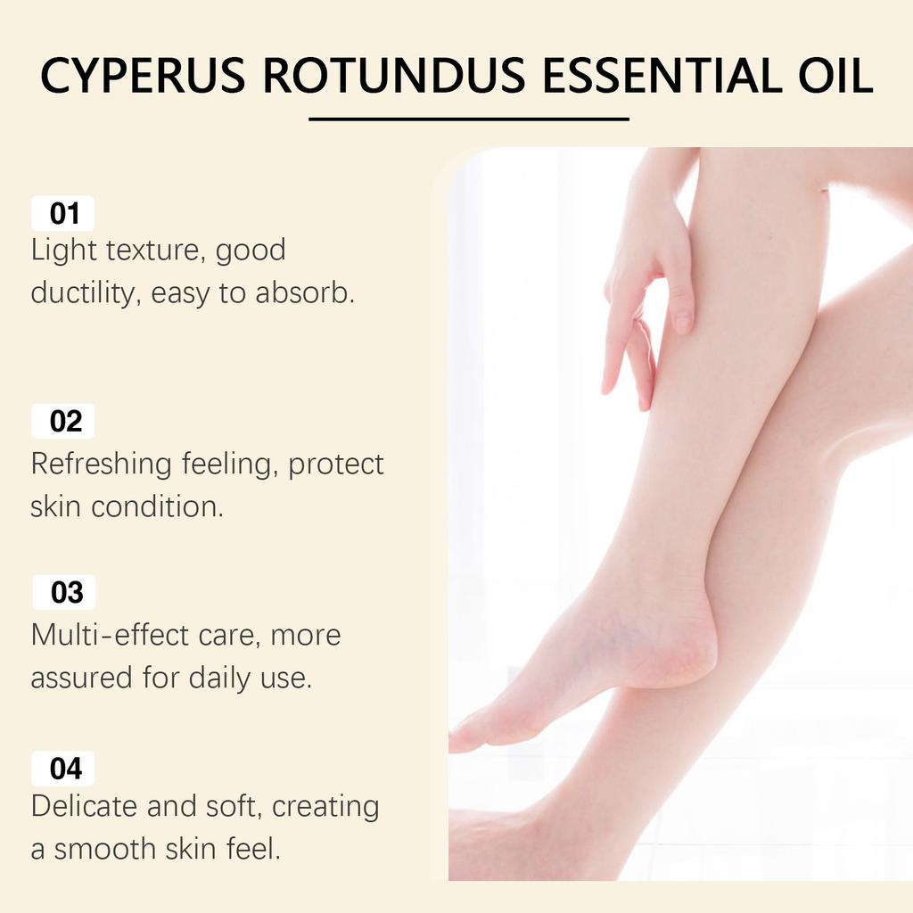 Rotundus Oil, A Hair Removal Aromatic Oil, Soothes Dryness And Redness, And Is Used For Hair Removal And Reducing Body Hair Growth,60ml
