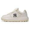 Chunky Liner Slip Resistant Abrasion Resistant Low Top Casual Shoes Unisex White Beige Sneakers 3ASXCLW4N-50CRS