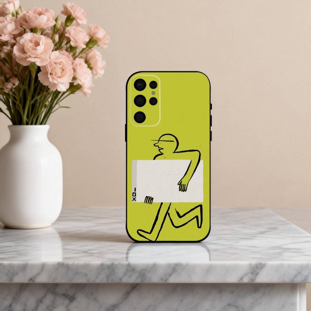 J-Jean-N J-Jullien-N M-Minimalist Art  Phone Case For Samsung S25,24,23,22,30,21,10,9,Ultra,Plus,Lite,FE,4,5 G Soft Black Case Samsung S30plus5G