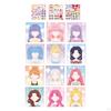 Create A Colorful Sticker Book with 12 Pages of Face Makeup Stickers. Funny, Creative, Dress Up