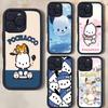 Cute Cartoon P-pochacco Phone Case For Iphone 11 12 13 14 15 16 17 Pro Max Mini Plus Soft TPU Back Cover