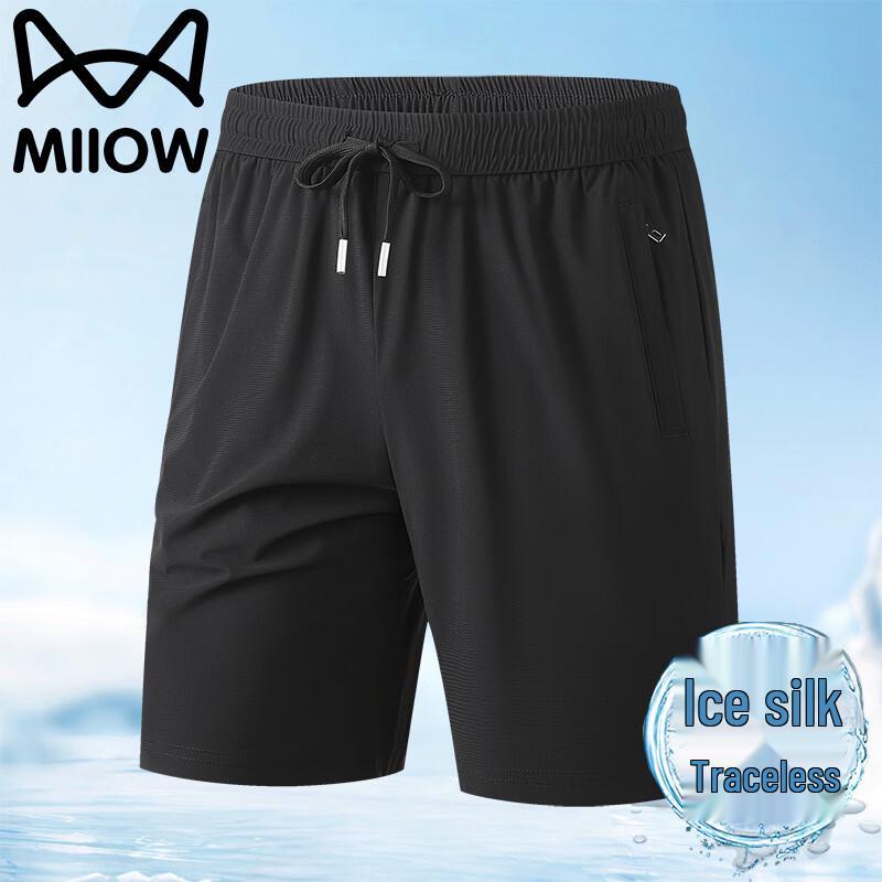 MiiOW Men s Ice Silk Quick-Dry Sports Shorts 8XL