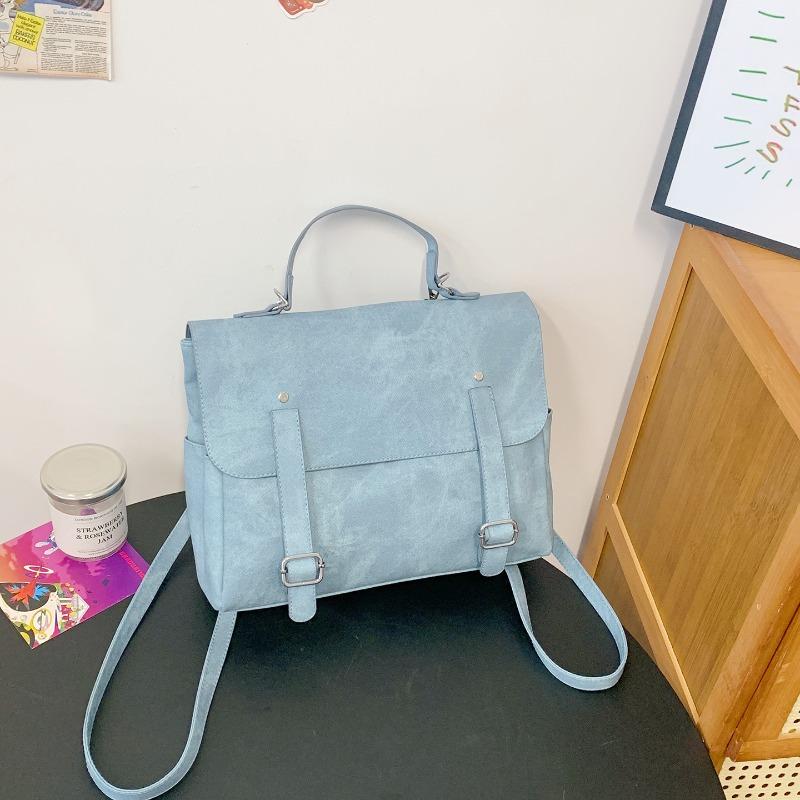 

Новый рюкзак в стиле ретро-колледж, большой вместимости, модная универсальная сумка, школьный рюкзак для отдыха и путешествий синий