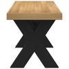 Dining Bench NOAIN 120 x 41 x 45 cm Solid Pine Wood Natural