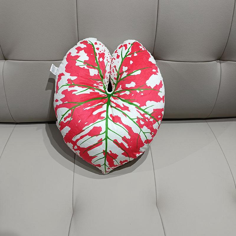 Tropical Plants Pillow for Living Room Sofa Cushion Leaf Pillow Turtle Back Decorative  Green Bedroom Leaves Plant Cushion