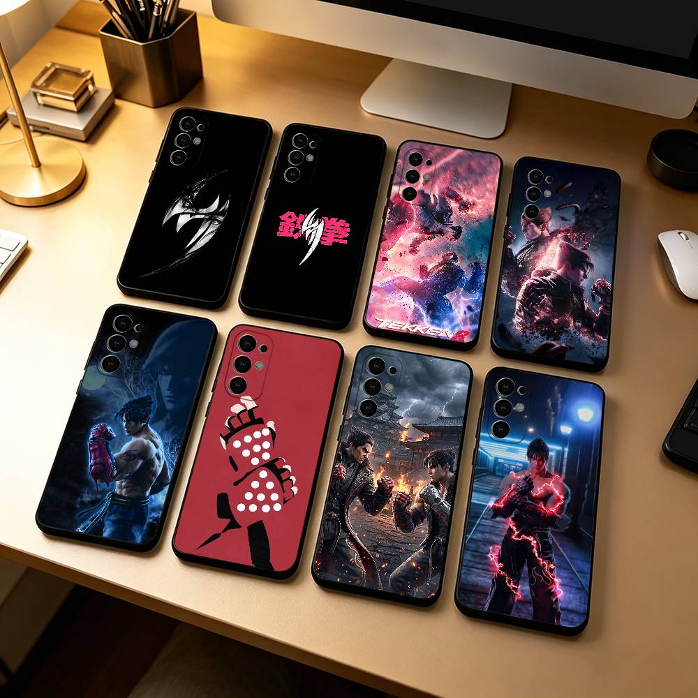 T-Tekken 8 Game Phone Case For Samsung S25,S24,S21,S22,S23,S30,Ultra,S20,Plus,Fe,Soft Silicone Black Cover