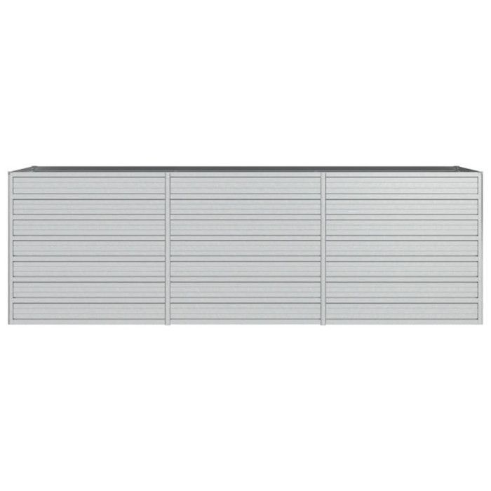 VidaXL Raised Garden Bed Planter Flower Box Plant Pot Planting Bed Balcony Patio 240x80x77 Cm Steel 316886