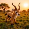 Cute Antelope and Sheep Plush Toy - Birthday Gift & Home Decor