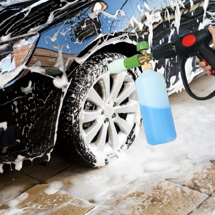 Foam Cannons Adapter Car Washer Adapter Cleaner Converter Car Washing Accessories 1/4in Quick Connect with Nozzles