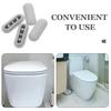 4Pcs Toilet Seat Bumper Sturdy Plastic Antislip Cushioning Pad Toilet Seat Spacer Protector Prevent Damage Noise Easy