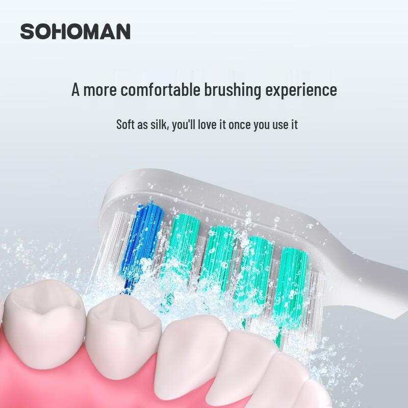 SOHOMAN Y1 Smart Sonic Electric Toothbrush CN Plug (adapter Included)