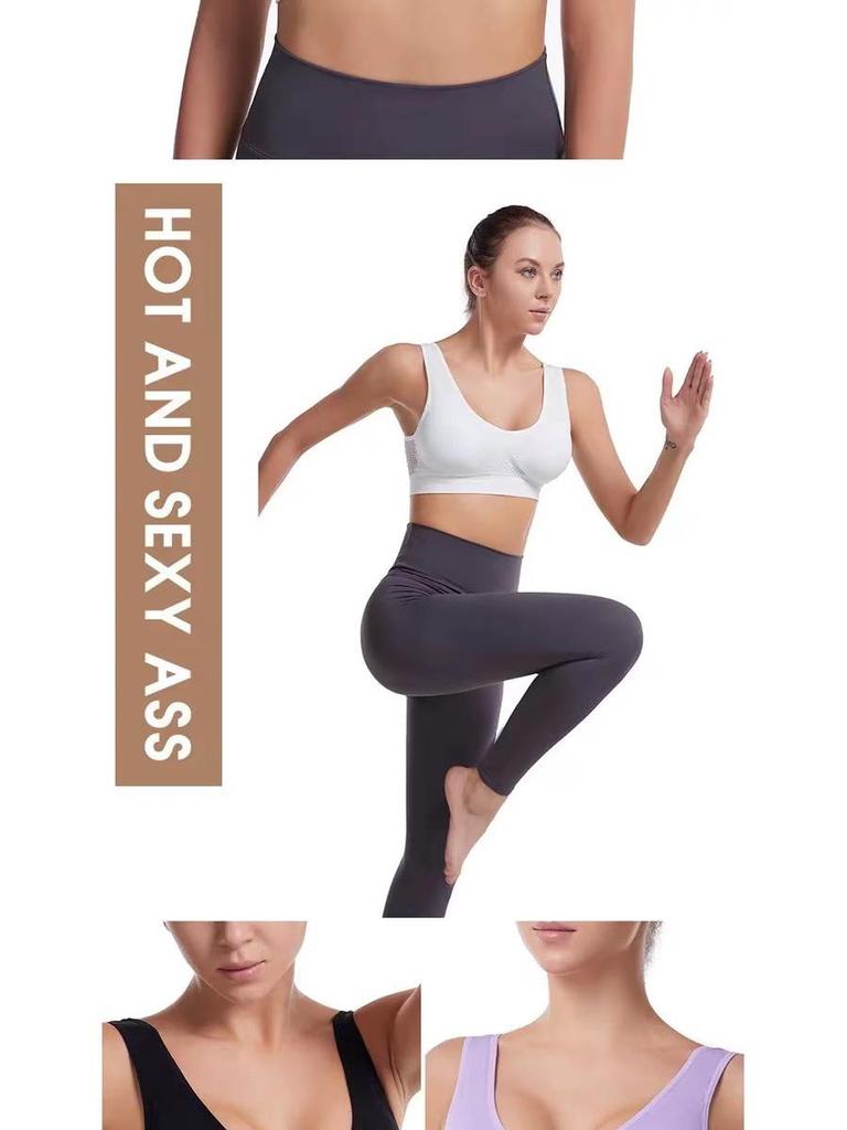 Atmungsaktiver Mesh-Sport-BH in Übergröße für Yoga & Laufen