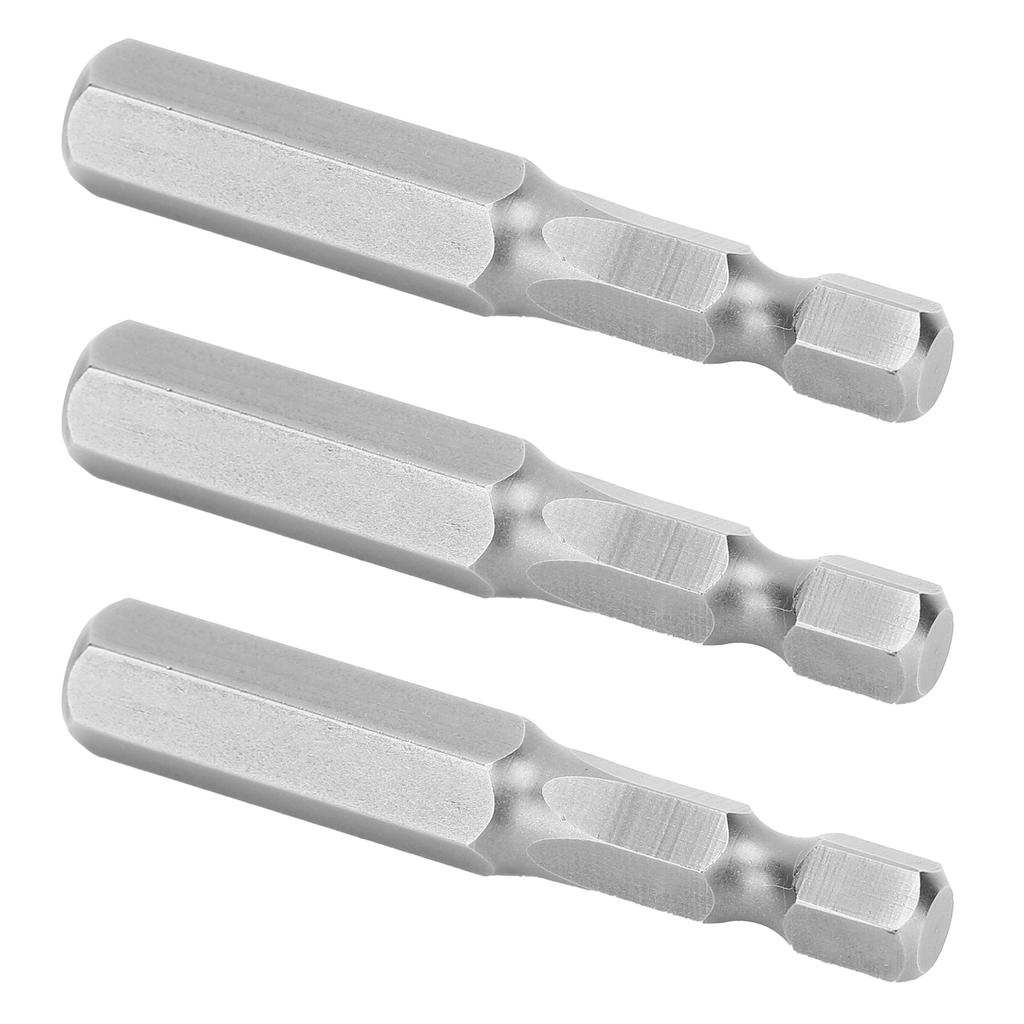 10 Stück Elektrische Schraubendreher-Bits Gehärtet Sechskantaufnahme Magnetisch S2 Legierter Stahl 8mm 50mm