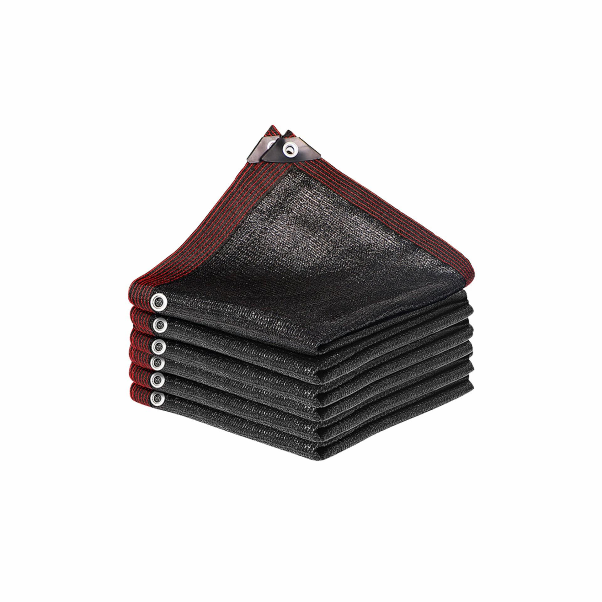 Black Encrypted Sunshade Net for Heat Insulation and UV Protection - Durable, Thickened Design for Courtyards, Balconies, and Greenhouses.