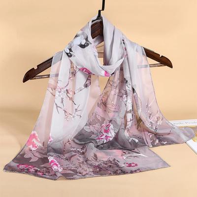 Neue Mode Sommer Damen Paisley Strandtuch Chiffon Seide Schals Stirnband Weibliches Stirnband Wickel Sonnenschutz Hijab